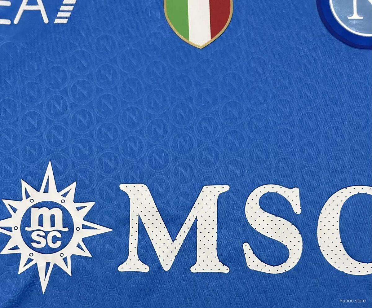 Napoli 23/24 Home Kit - Fan Version - Logo