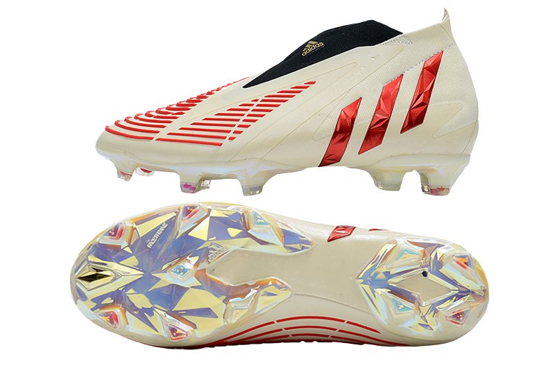 Adidas Predator Edge FG - White/Vivid/Red Gold - GoatGears