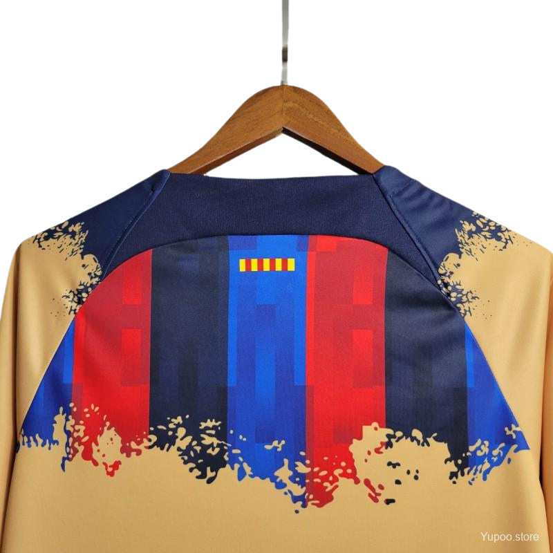 23/24 Barcelona Yellow Training kit - Fan version