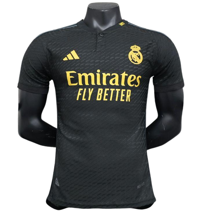 2024 Real Madrid x Y3 Black Special Kit - Player Version - Goatgears