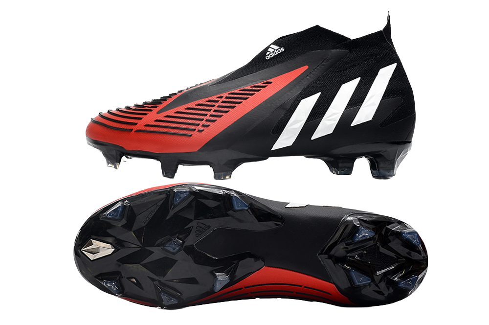 Adidas Predator Edge FG - Black/White/Red - GoatGears