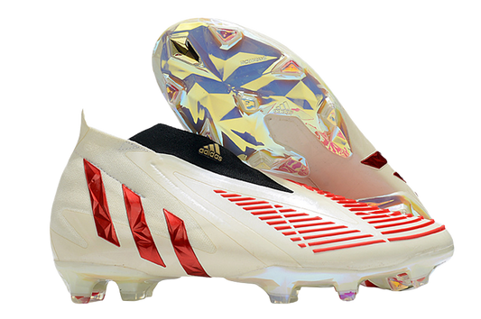 Adidas Predator Edge FG - White/Vivid/Red Gold - GoatGears