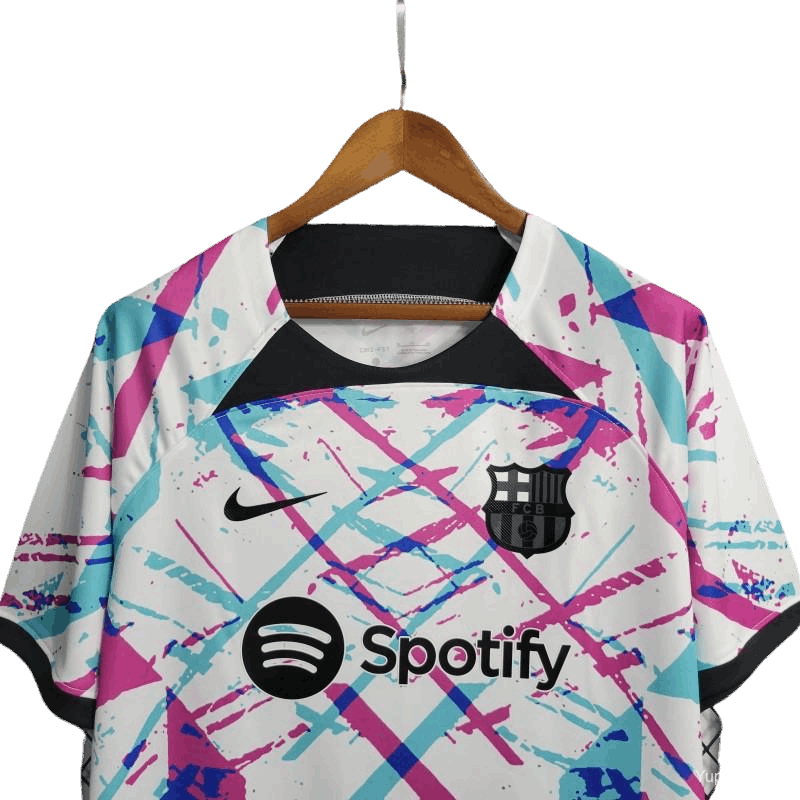 23/24 Barcelona White training kit  - Fan version