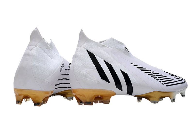 Adidas Predator Edge+ FG Al Hilm - White/Black/Metallic Gold - GoatGears