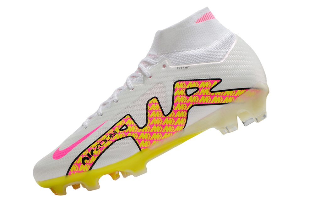 Nike Air Zoom Mercurial Vapor 15 Elite FG - White/Pink/Red - GoatGears