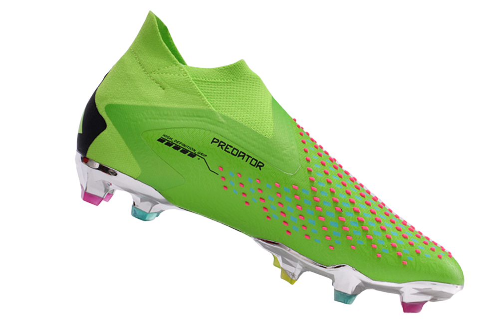 Adidas Predator Accuracy+ FG Firm Ground Soccer Cleats - Green/Blue/Black - GoatGears