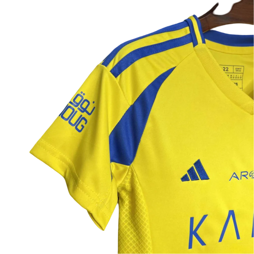 2024/2025 Al Nassr Home Kids & Junior kit | GoatGears Store