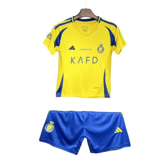 2024/2025 Al Nassr Home Kids & Junior kit | GoatGears Store