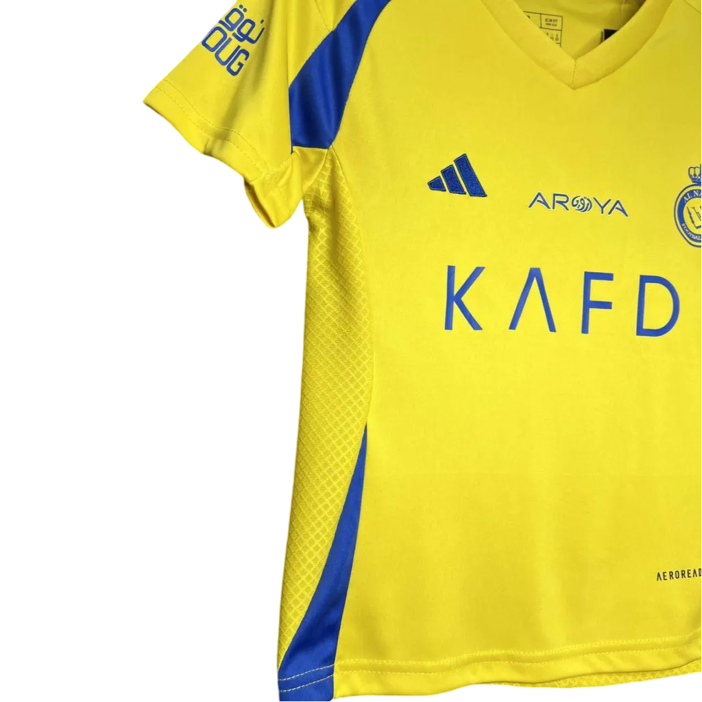 2024/2025 Al Nassr Home Kids & Junior kit | GoatGears Store