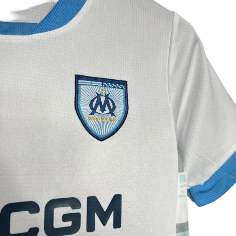 2024/2025 Olympique de Marseille Home Kids & Junior kit | GoatGears Store