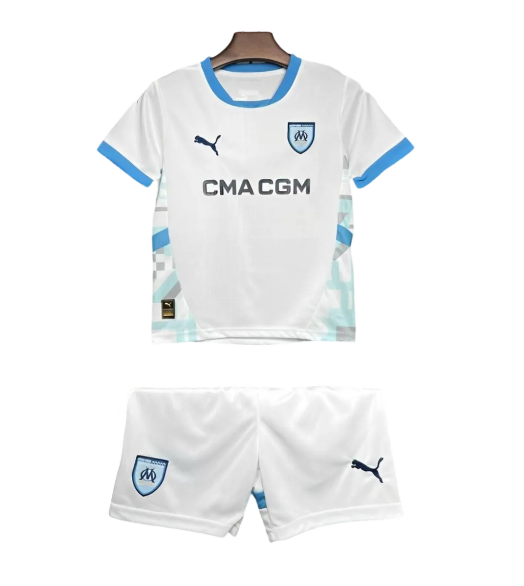 2024/2025 Olympique de Marseille Home Kids & Junior kit | GoatGears Store