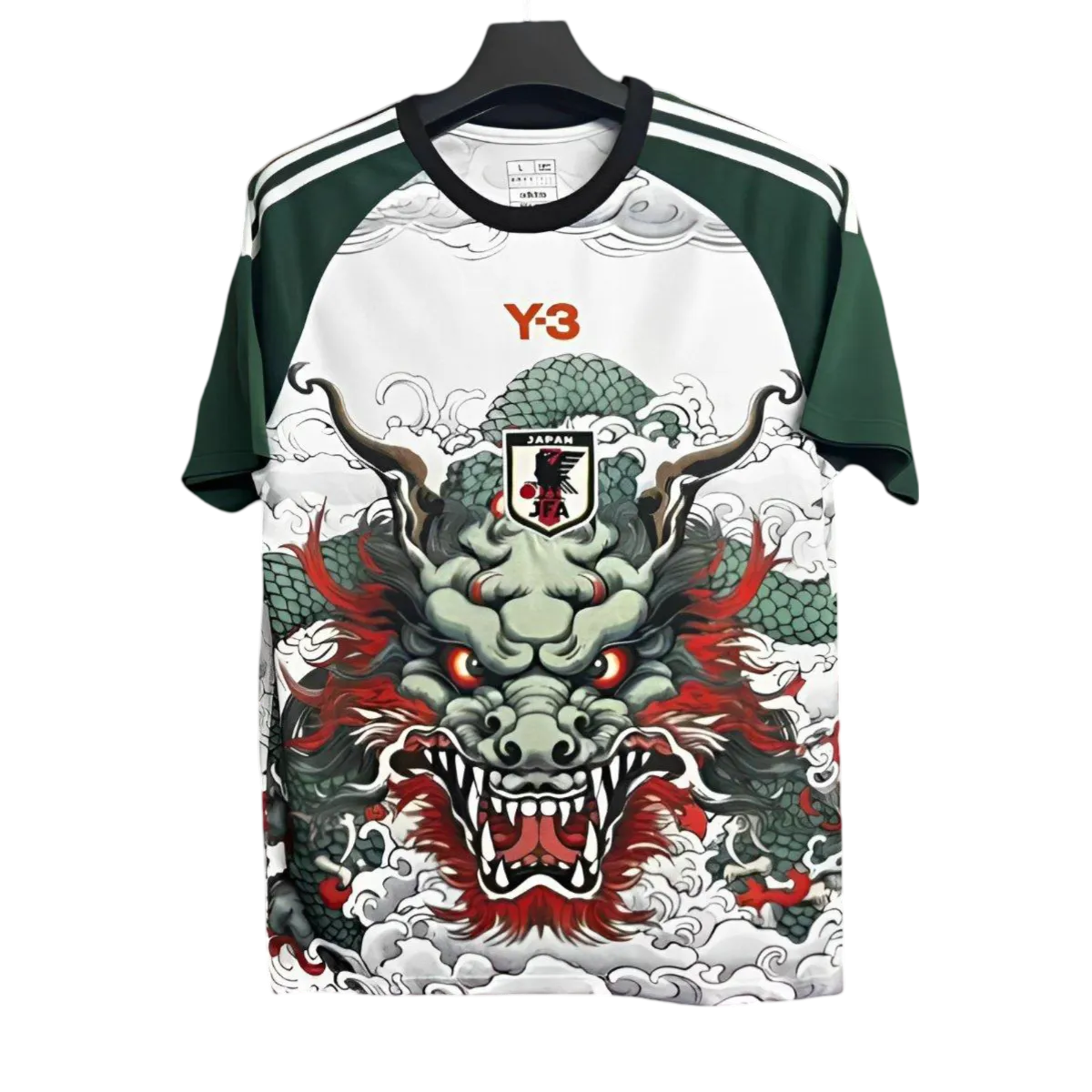 2024-2025 Japan x Y3 Green White Dragon - Special Jersey - GOATKITS STORE