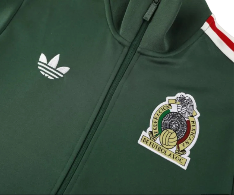 2024 Mexico Green Full Zipper Jacket + Long Pants | GoatGears Store