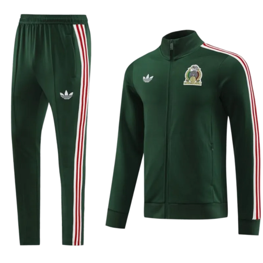 2024 Mexico Green Full Zipper Jacket + Long Pants | GoatGears Store