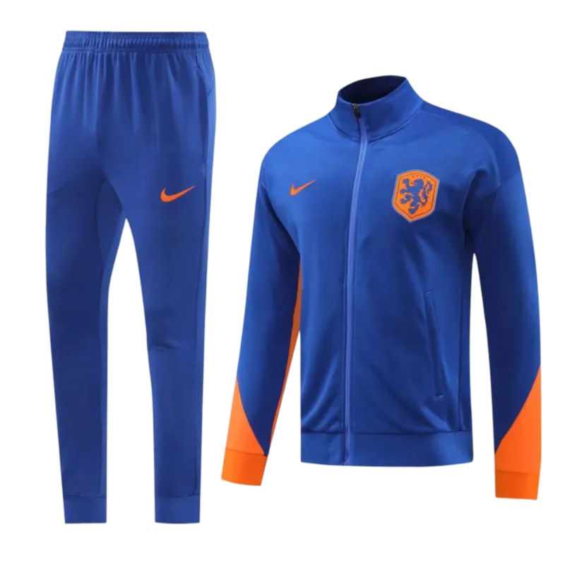 2024 Netherlands Blue Full Zipper Jacket + Long Pants | GoatGears Store