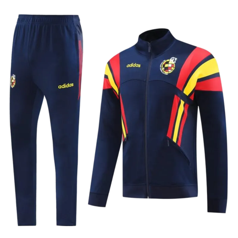 2024 Spain Navy Full Zipper Jacket + Long Pants | GoatGears Store