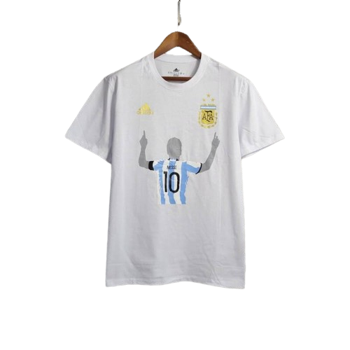 2023 Argentina White Casual T-Shirts - Goatgears