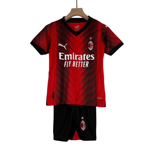 23/24 Milan AC Home Kids and Junior Kit - GoatGears Store