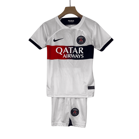 23/24 PSG Away Kids and Junior Kit