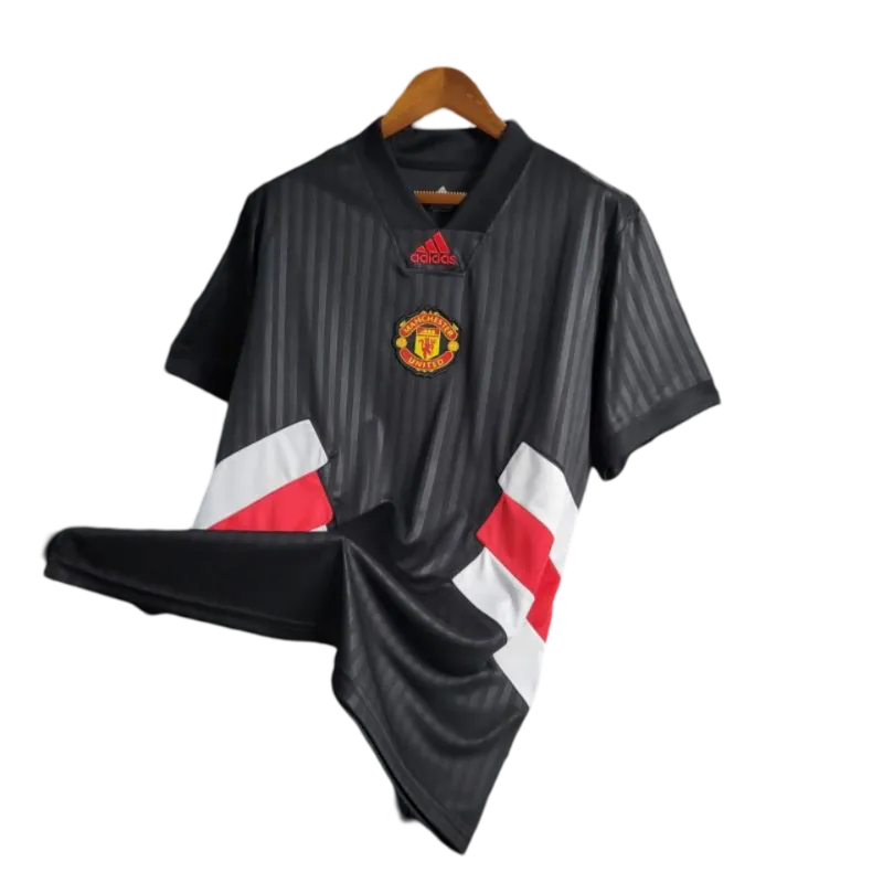 23/24 Manchester United Black ICON Jersey Embroidery - GoatGears Store