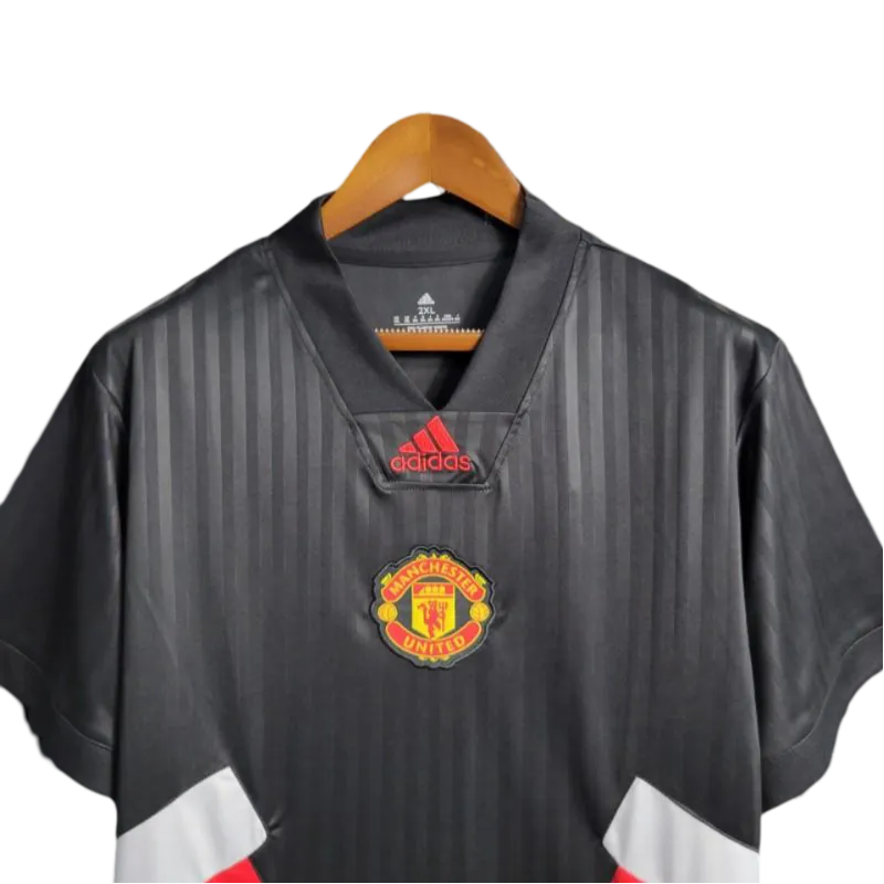 23/24 Manchester United Black ICON Jersey Embroidery - GoatGears Store