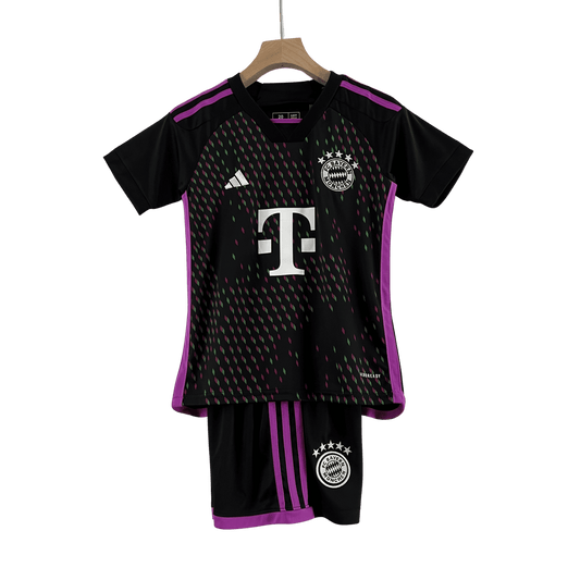 23/24 Bayern Munich Away kids kit at GoatGears Store