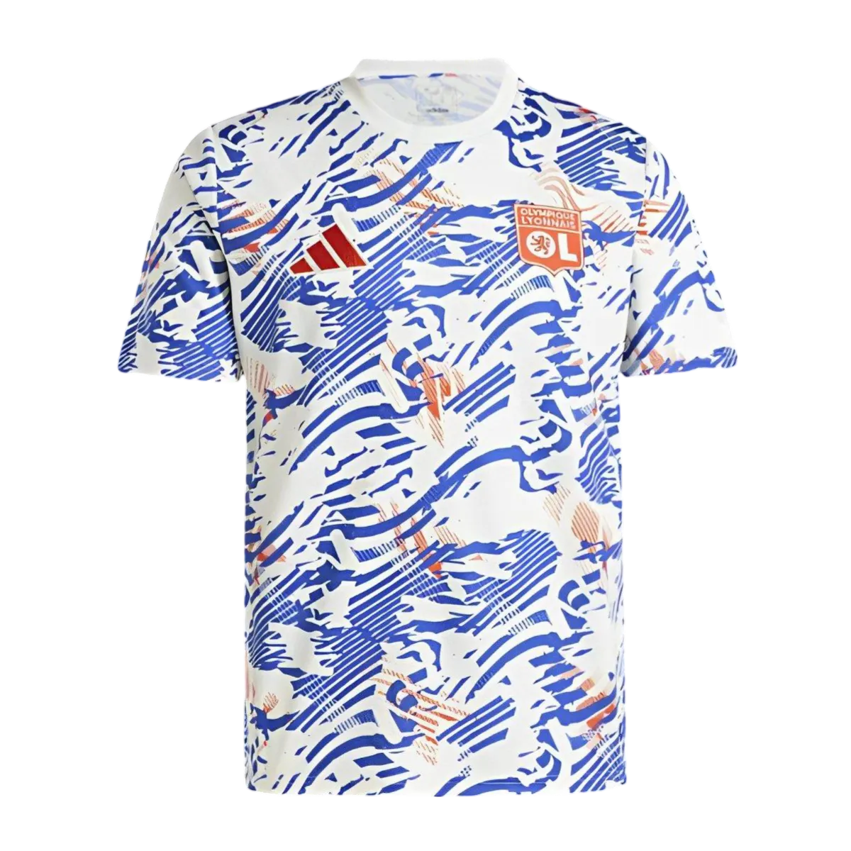 24/25 Olympique Lyon Abstract Blue Orange Pre-match Kit - GoatGears