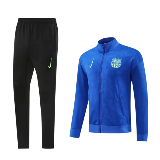 2024/2025 Barcelona Blue Full Zipper Jacket + Long Pants | GoatGears Store