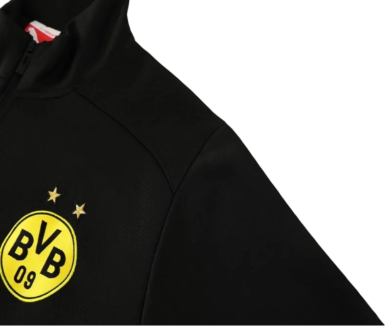 2024/2025 Borussia Dortmund Black & Yellow Full Zipper Jacket +Long Pants | GoatGears Store