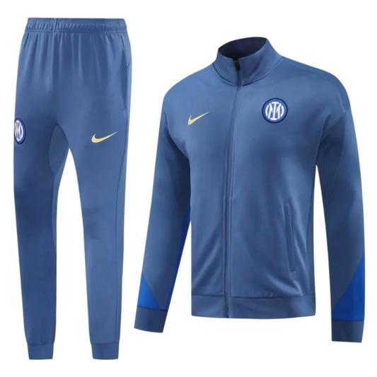 2024/2025 Inter Milan Blue Full Zipper Jacket + Long Pants | GoatGears Store