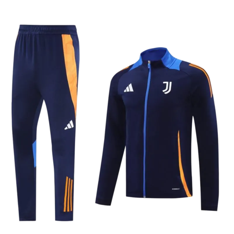 2024/2025 Juventus Blue Full Zipper Jacket + Long Pants | GoatGears Store