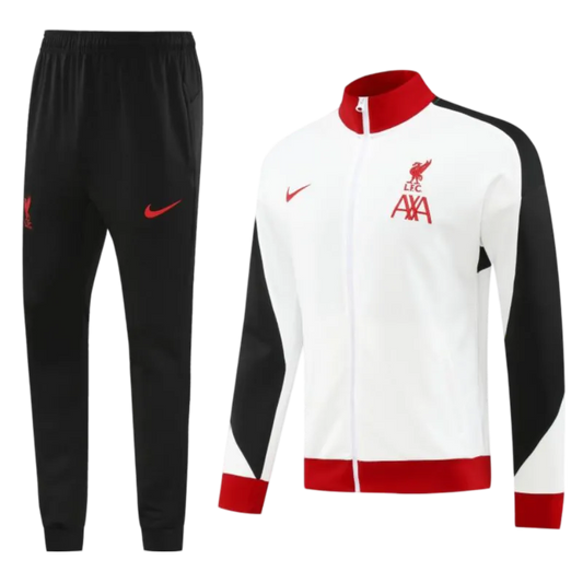 2024/2025 Athletic Grounds White Full Zipper Jacket + Long Pants | GoatGears Store