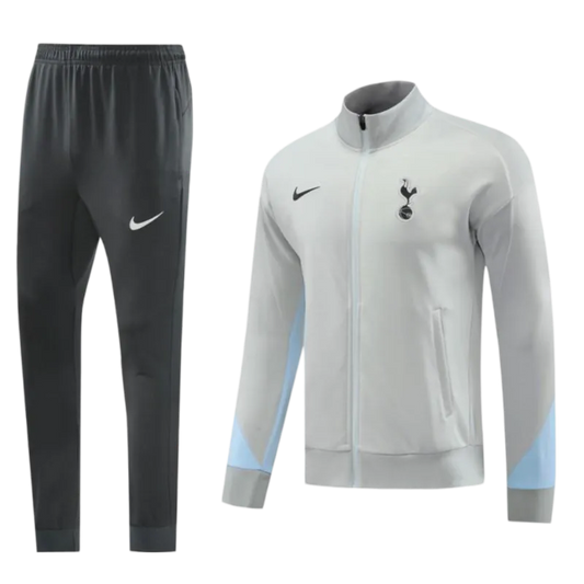 2024/2025 The Lilywhites Hotspur Grey Full Zipper Jacket + Long Pants | GoatGears Store