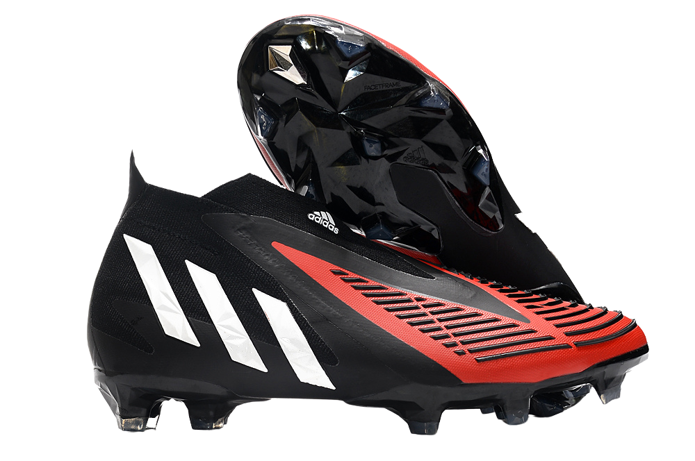 Adidas Predator Edge FG - Black/White/Red - GoatGears