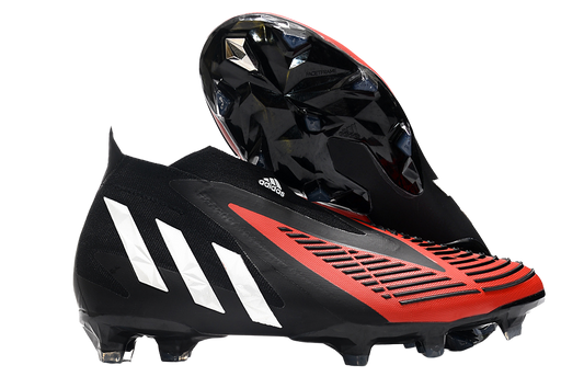 Adidas Predator Edge FG - Black/White/Red - GoatGears