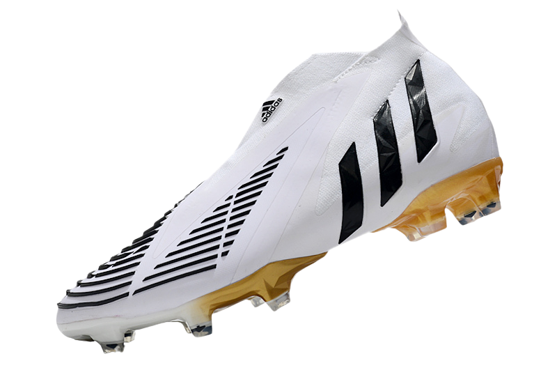 Adidas Predator Edge+ FG Al Hilm - White/Black/Metallic Gold - GoatGears