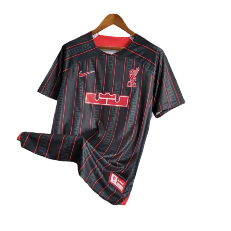 23/24 Liverpool x Lebron Black Jersey Fan Version - GoatGears Store