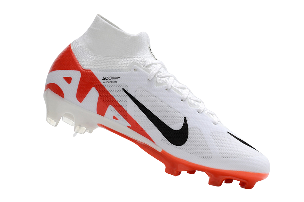 Nike Zoom Superfly 9 Elite FG Soccer Cleats (Bright Crimson/White/Black) - GoatGears