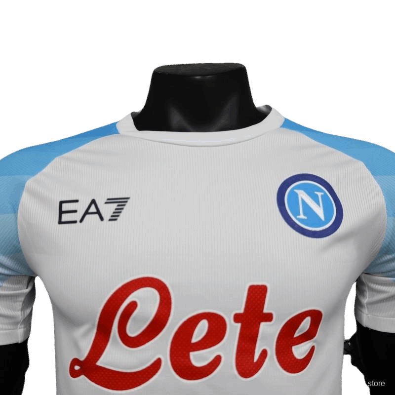 2023/2024 Napoli Face Game Victor Osimhen Champion Kit - Player Version