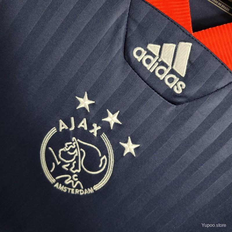 2023/2024 Ajax Icon Blue kit Embroidery Logo - Fan version