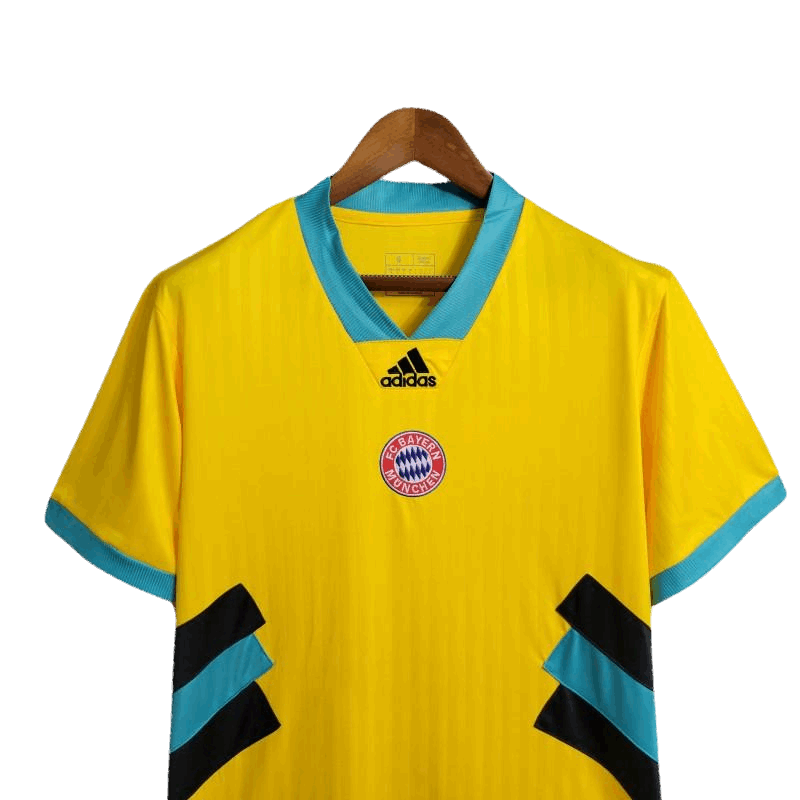 23/24 Bayern Munich Yellow Icon kit with Embroidery logo - Fan version