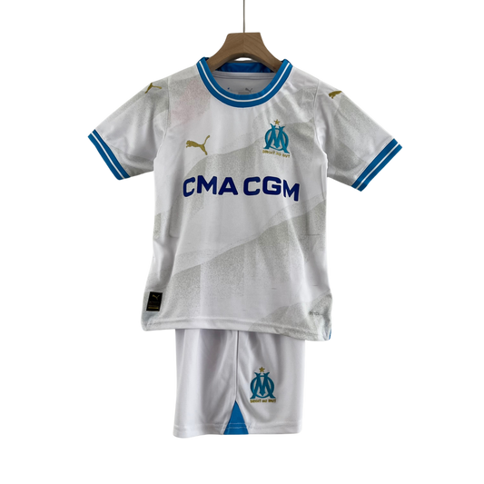 23/24 Olympique Marseille Home kids kit - GoatGears Store