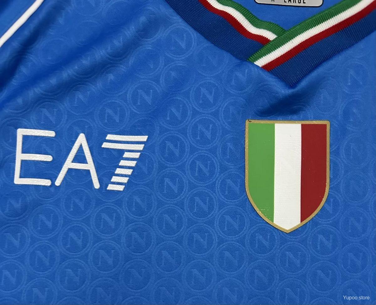 Napoli 23/24 Home Kit - Fan Version - Logo