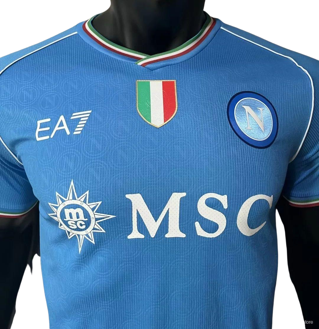 Napoli Home Kit 23-24 - Player Version - Front