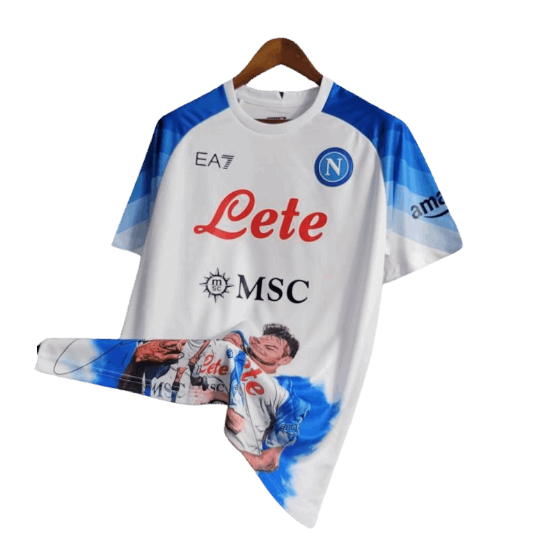 Napoli 23/24 Special Edition Face Game White Kit - Fan Version - Front