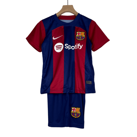 23/24 Barcelona Home kids and Junior Kits Home - GOATKITS Store