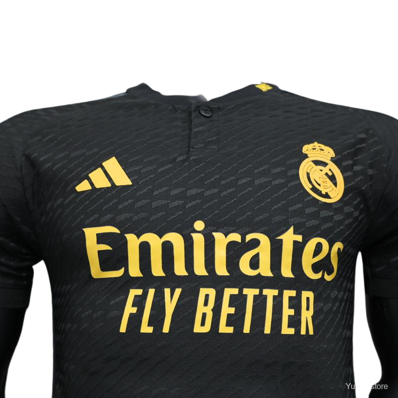 2024 Real Madrid x Y3 Black Special Kit - Player Version - Goatgears