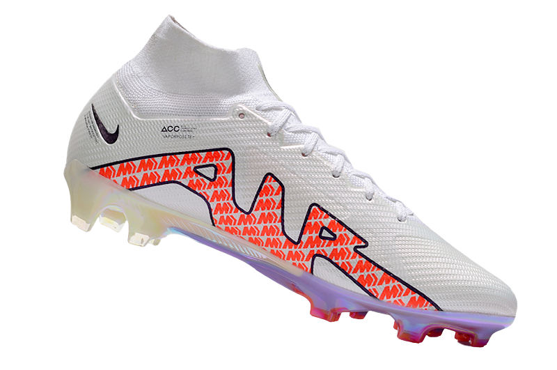 Nike Zoom Mercurial Vapor 15 Elite FG White Bright Crimson - GoatGears