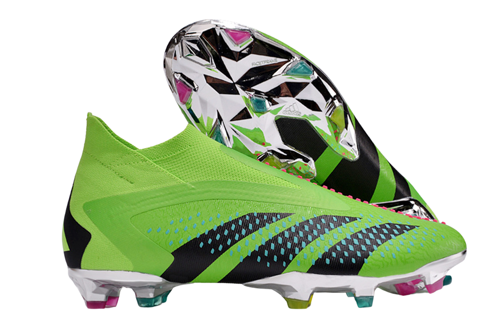 Adidas Predator Accuracy+ FG Firm Ground Soccer Cleats - Green/Blue/Black - GoatGears