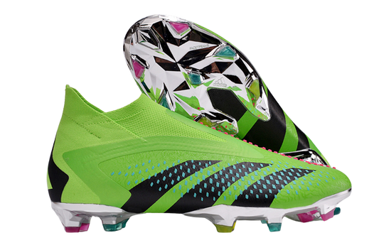 Adidas Predator Accuracy+ FG Firm Ground Soccer Cleats - Green/Blue/Black - GoatGears